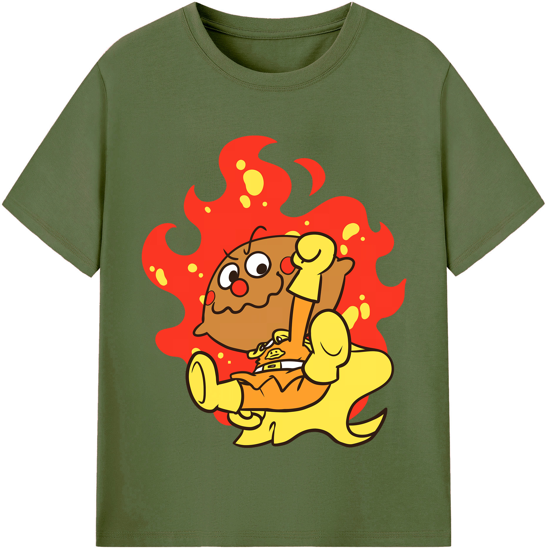 （画像用） アンパンマン Anpanman 綿100％半袖Tシャツ（フロントプリント）